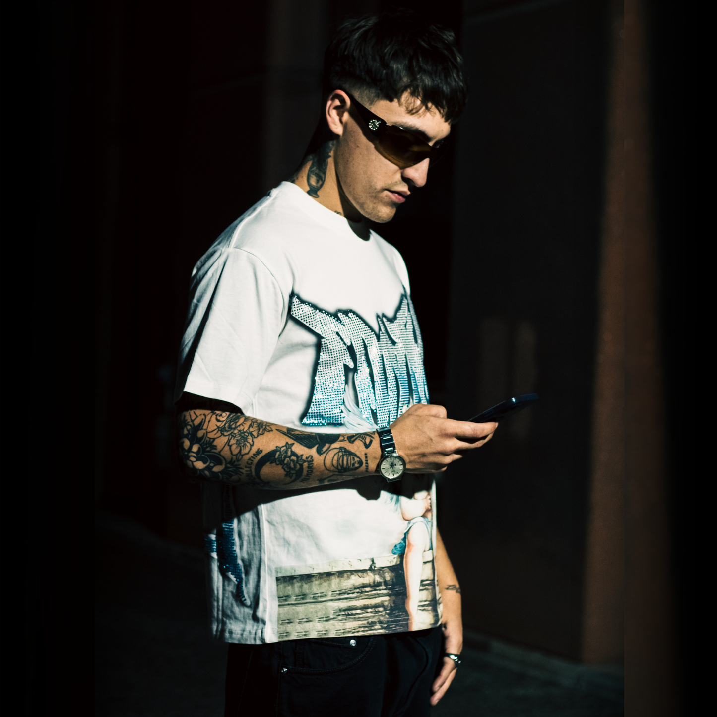 POLERA MIXED EMOTION "DOVE"