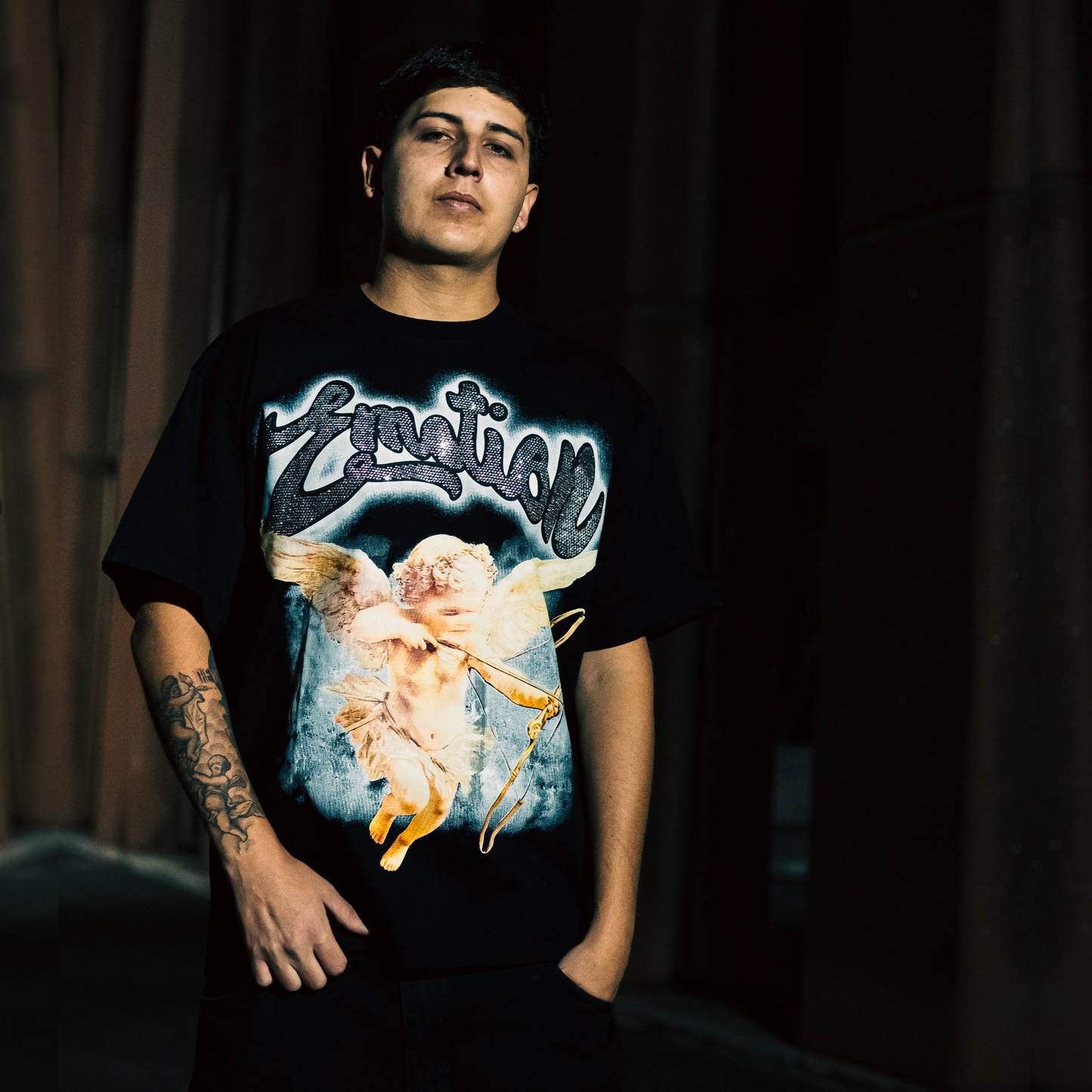 POLERA MIXED EMOTION "CUPID"
