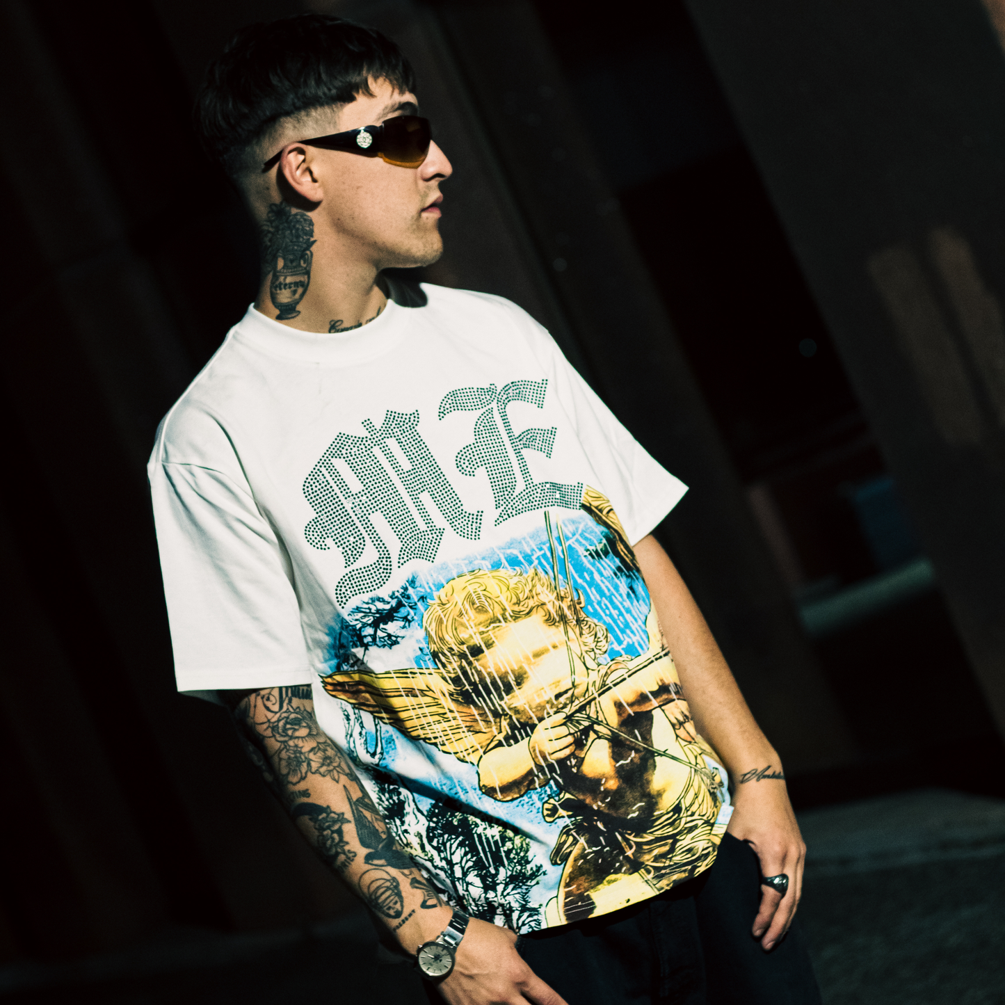 POLERA MIXED EMOTION "RHINESTONE"